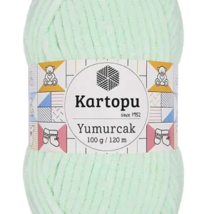 Yumurcak Kadife El Örgü İpi Su Yeşili K560