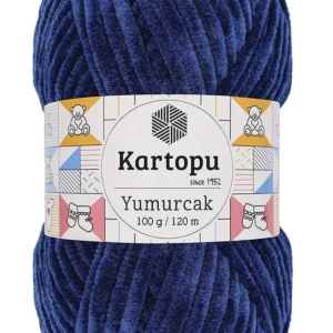 Yumurcak Kadife El Örgü İpi Lacivert K635