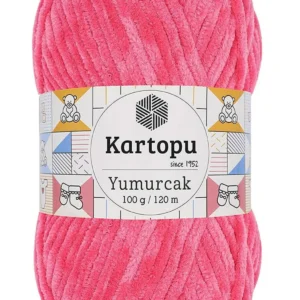 Yumurcak Kadife El Örgü İpi Pembe K798