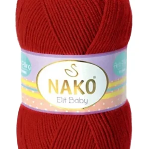 Elite Baby El Örgü İpi Tüylenmeyen Bebek Yünü Pul Biber 298