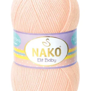 Elite Baby El Örgü İpi Tüylenmeyen Bebek Yünü Soft Şeftali 3701