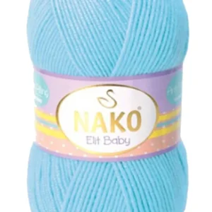 Elite Baby El Örgü İpi Tüylenmeyen Bebek Yünü Gök Mavisi 6723