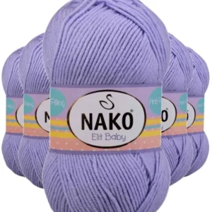 5 Adet Elite Baby El Örgü İpi Tüylenmeyen Bebek Yünü Seher Yeli 10625