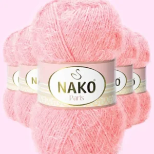 5 Adet Paris El Örgü ipi Yünü Pembe 3294