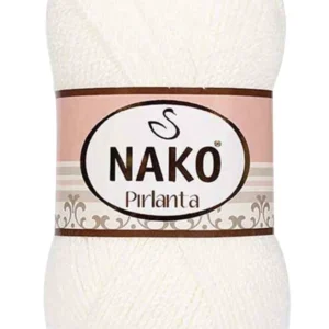 Pırlanta Amigurumi El Örgü İpi Yünü Beyaz 208