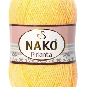 Pırlanta Amigurumi El Örgü İpi Yünü Saman Sarı 215