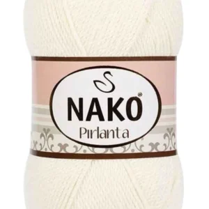 Pırlanta Amigurumi El Örgü İpi Yünü Ekru 300