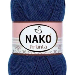 Pırlanta Amigurumi El Örgü İpi Yünü Lacivert 4253