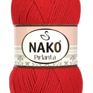 Pırlanta Amigurumi El Örgü İpi Yünü Gelincik Kırmızı 6741