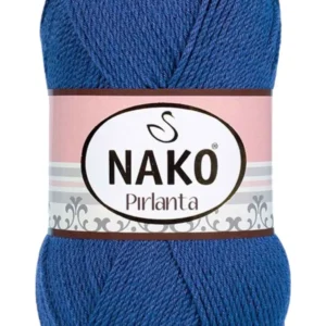 Pırlanta Amigurumi El Örgü İpi Yünü Koyu Mavi 10084