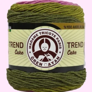 Trend Cake Batik Ebruli El Örgü İpi 633