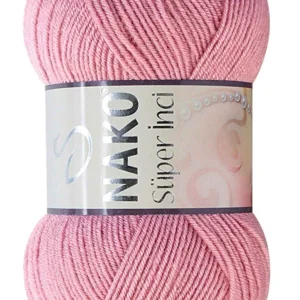 Süper İnci El Örgü İpi 100 gr Gül Kurusu 275