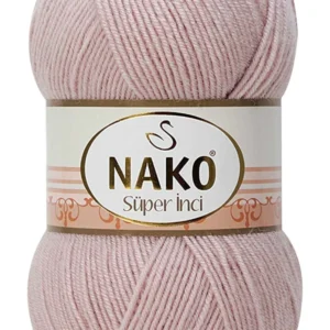 Süper İnci El Örgü İpi 100 gr Gül Goncası 318