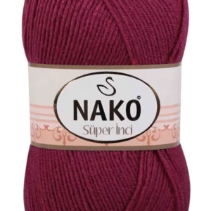 Süper İnci El Örgü İpi 100 gr Vişne Çürüğü 2187