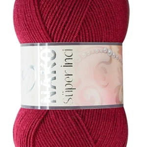 Süper İnci El Örgü İpi 100 gr Vişne Çürüğü 3630