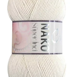 Süper İnci El Örgü İpi 100 gr Koyu Krem 6383