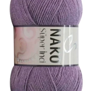 Süper İnci El Örgü İpi 100 gr Açık Mürdüm 6684