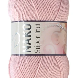 Süper İnci El Örgü İpi 100 gr Pembemsi Pudra 10275