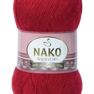 Angora Lüks El Örgü İpi Koyu Kırmızı 1175
