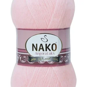 Angora Lüks El Örgü İpi Pembe 11502