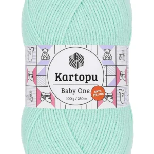 Baby One Tüylenmeyen El Örgü İpi Yünü Açık Yeşil K507