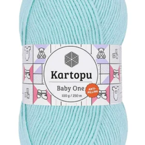 Baby One Tüylenmeyen El Örgü İpi Yünü Bebe Mavi K578