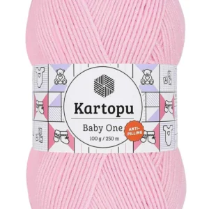 Baby One Tüylenmeyen El Örgü İpi Yünü Açık Pembe K782
