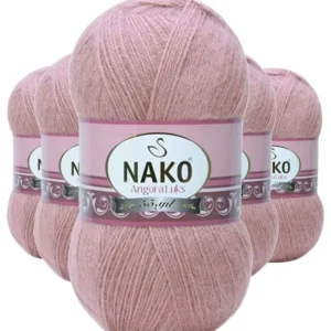 5 Adet Angora Lüks El Örgü İpi Gülbahar 10215