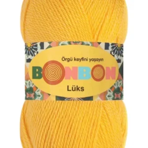 Lüks Patik İpi Yünü Sarı 98289