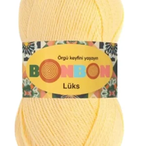 Lüks Patik İpi Yünü Bebe Sarı 98292