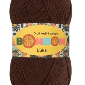 Lüks Patik İpi Yünü Kahve 98297