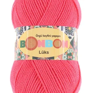 Lüks Patik İpi Yünü Mercan 98299