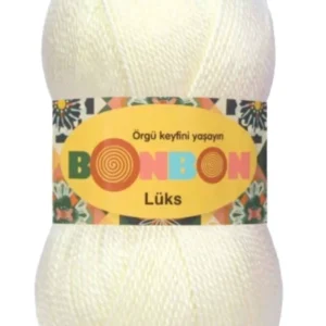 Lüks Patik İpi Yünü Ekru 98300