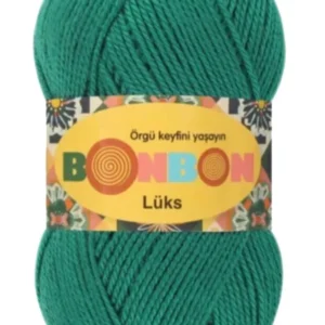 Lüks Patik İpi Yünü Ördek Başı Yeşili 98325