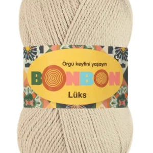 Lüks Patik İpi Yünü Bej 98338