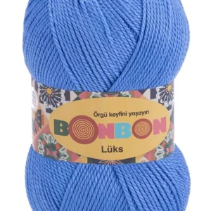 Lüks Patik İpi Yünü Denim Mavi 98339