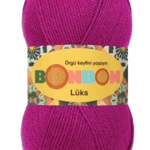 Lüks Patik İpi Yünü Fuşya 98403