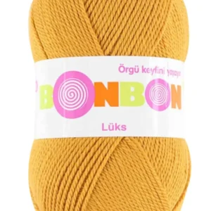 Lüks Patik İpi Yünü Hardal 98415