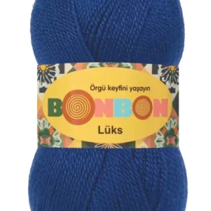 Lüks Patik İpi Yünü Saks Mavi 98488