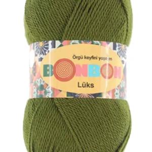 Lüks Patik İpi Yünü Haki 98686