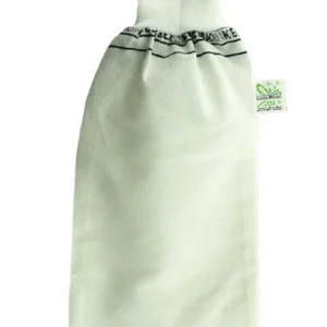 Beyaz Banyo Hamam Kesesi Lastikli 25x17 Cm