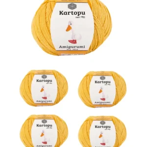 5 Adet Amigurumi El Örgü İpi 50gr 317