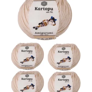 5 Adet Amigurumi El Örgü İpi 50gr 354