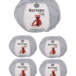 5 Adet Amigurumi El Örgü İpi 50gr 580
