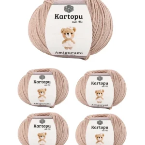 5 Adet Amigurumi El Örgü İpi 50gr 850