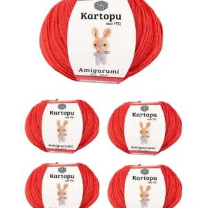 5 Adet Amigurumi El Örgü İpi 50gr 1170