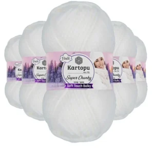 5 Adet Super Chunky Kalın Kışlık El Örgü Ipliği 100 Gr K010