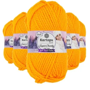 5 Adet Super Chunky Kalın Kışlık El Örgü Ipliği 100 Gr K314