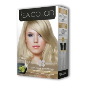 2 Tüp Krem Saç Boyası Seti Platin Sarısı No:0.1