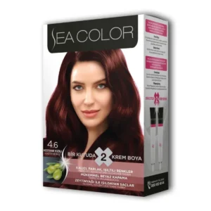 2 Tüp Krem Saç Boyası Seti Kestane Kızılı No:4.6